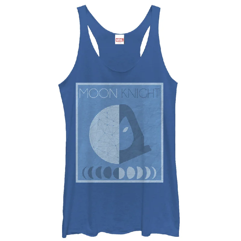 Women's Marvel Phases of Moon Knight Racerback Tank Top halter tank top