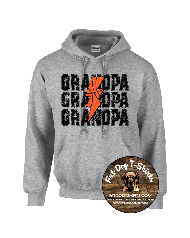 BASKETBALL GRANDPA HOODIE-NEW 2024 Hoodie with Earth Tones Natural Calm