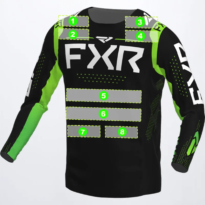 Black/Lime Custom Helium LE Jersey Long Sleeve Jersey Tee