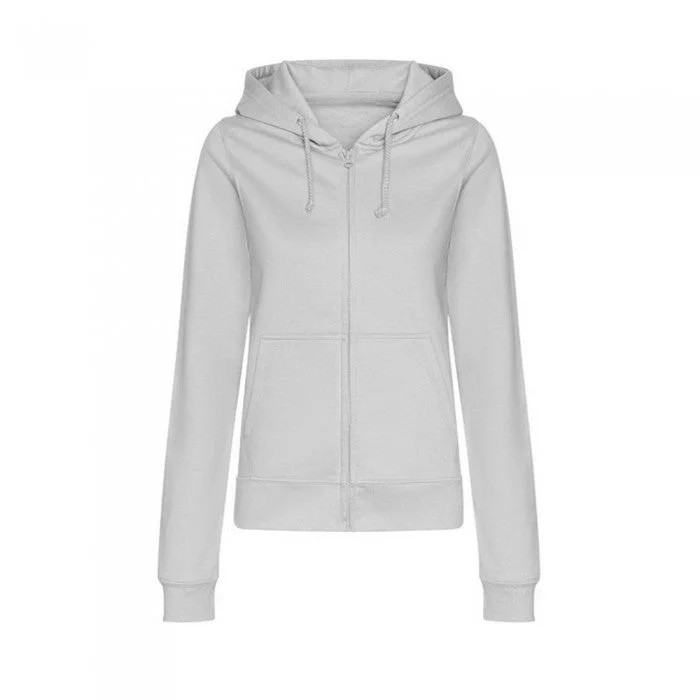 Awdis Womens/Ladies College Heather Full Zip Hoodie Hoodie with Toggle Buttons Decorative Unique