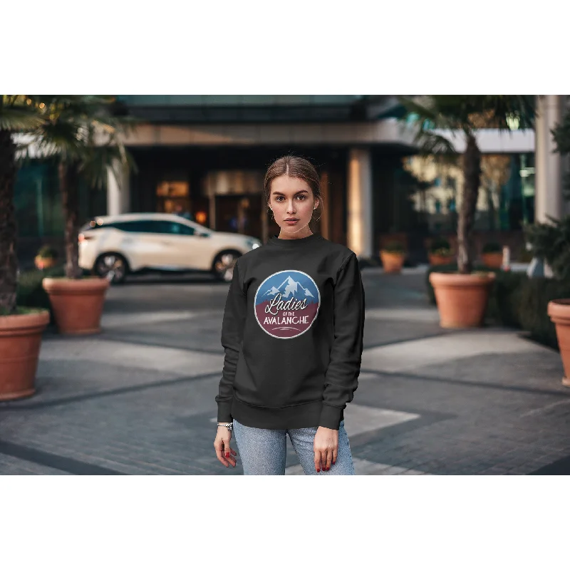 Ladies Of The Avalanche Unisex Fit Crewneck Sweatshirt Hoodie Jacket Zipper Layering