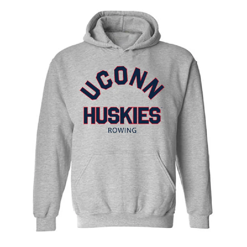 UConn - NCAA Women's Rowing : Megan Donaghy - Classic Shersey Hooded Sweatshirt Hoodie with Front Slit Layering Stylish