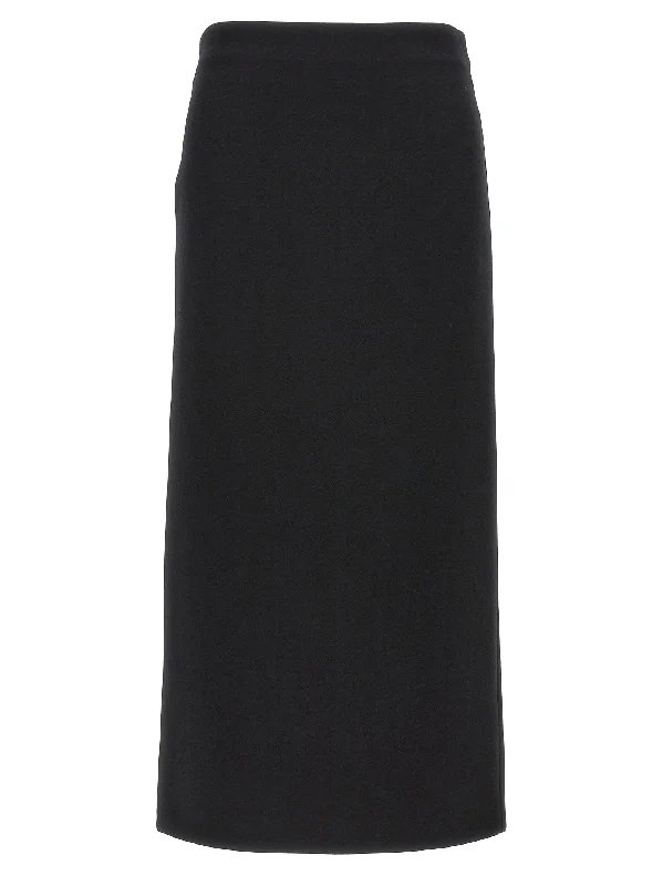 Flou Skirt velvet skirt rich
