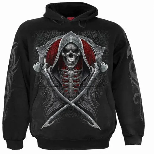 Spiral Direct Unisex Adult Reaper´s Portal Hoodie Hoodie with Longline Fit Extended Stylish