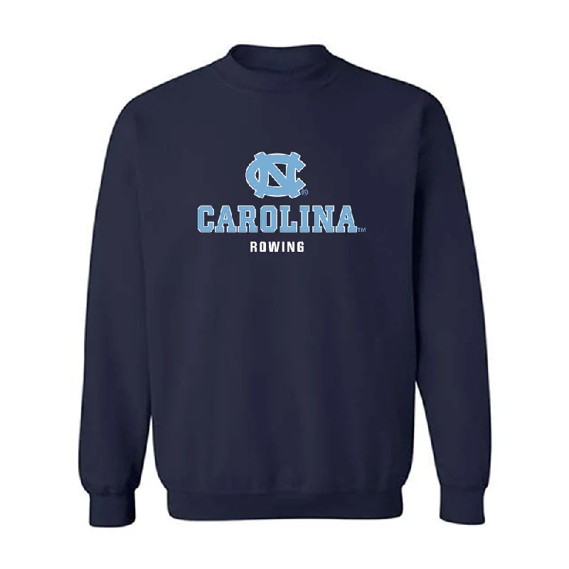 UNC - NCAA Women's Rowing : Gageby Annie Gaither - Classic Shersey Crewneck Sweatshirt Hoodie with Metallic Shiny Futuristic