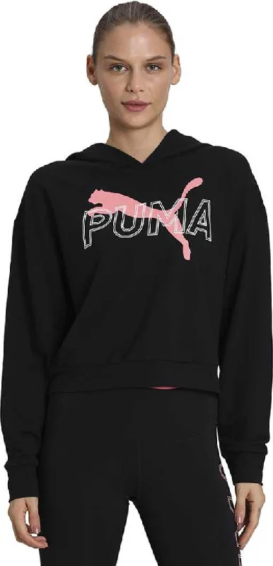 PUMA WOMENS SWEATSHIRT Hoodie with Sequins Glamorous Eye-catching