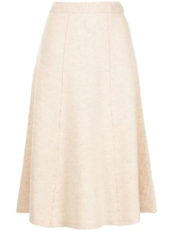 HARDIN MIDI SKIRT silk skirt sleek