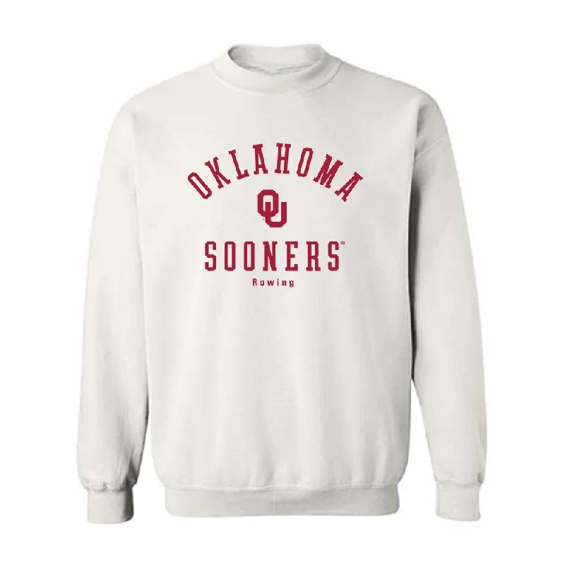 Oklahoma - NCAA Women's Rowing : Kennedy Stewart - Classic Shersey Crewneck Sweatshirt Hoodie with Set-In Sleeves Structured Classic