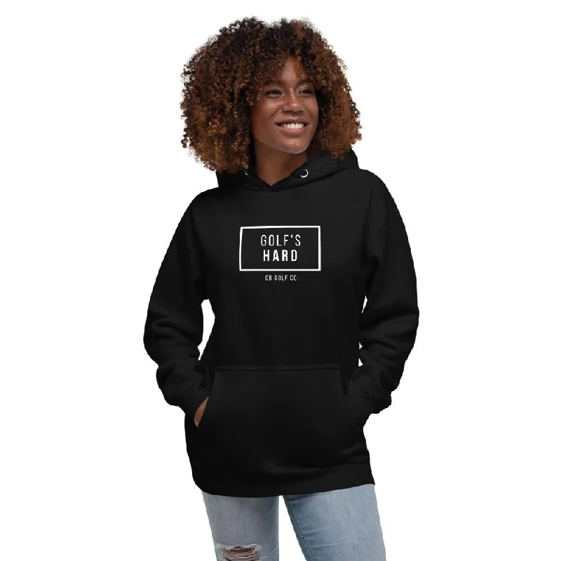 Women's Golf's Hard Unisex Hoodie Hoodie Jacket Zipper Layering