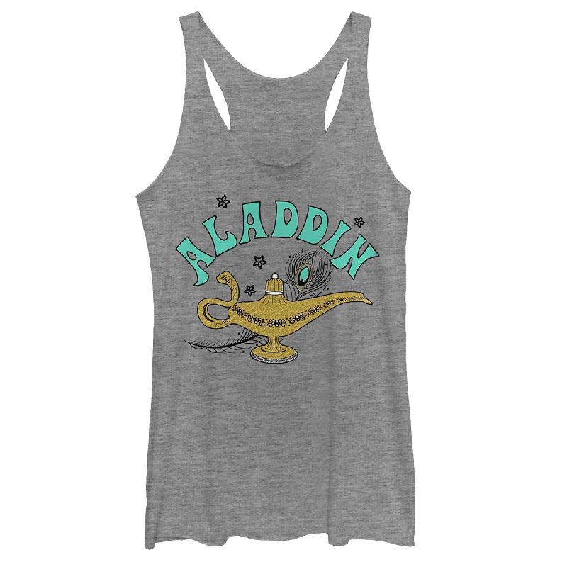 Women's Aladdin Lamp Magic Racerback Tank Top fitted tank top