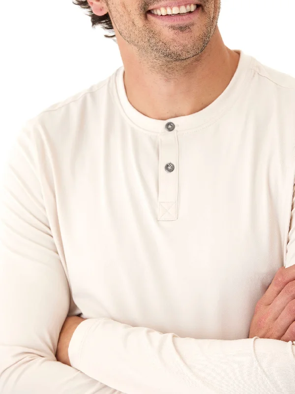 Frederick Luxe Jersey Long Sleeve Henley Stylish Jersey Top