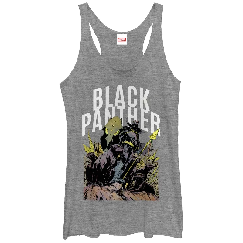 Women's Marvel Black Panther Army Racerback Tank Top floral tank top