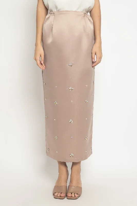 Lumiere Skirt in Latte chiffon skirt delicate