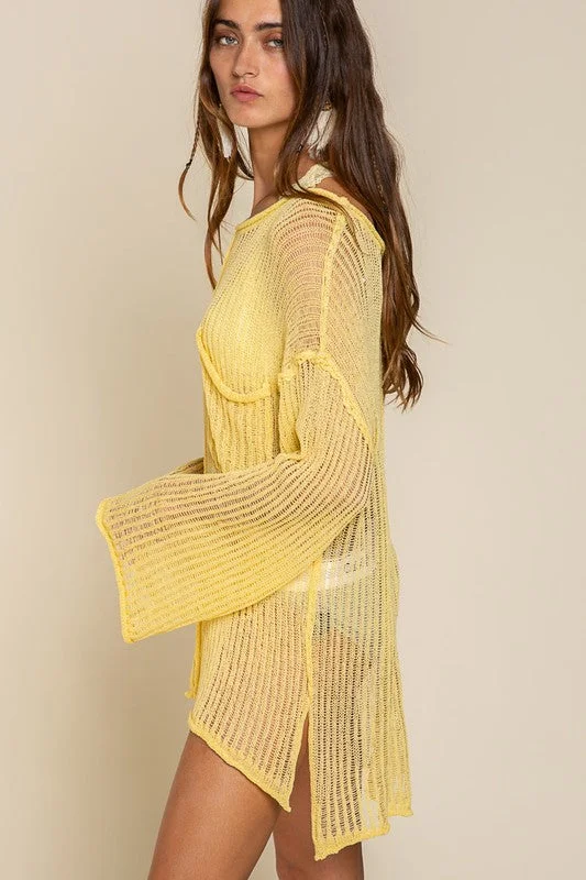 Bohemian Summer Sweater Zippered Front Buttoned Front Snap Front