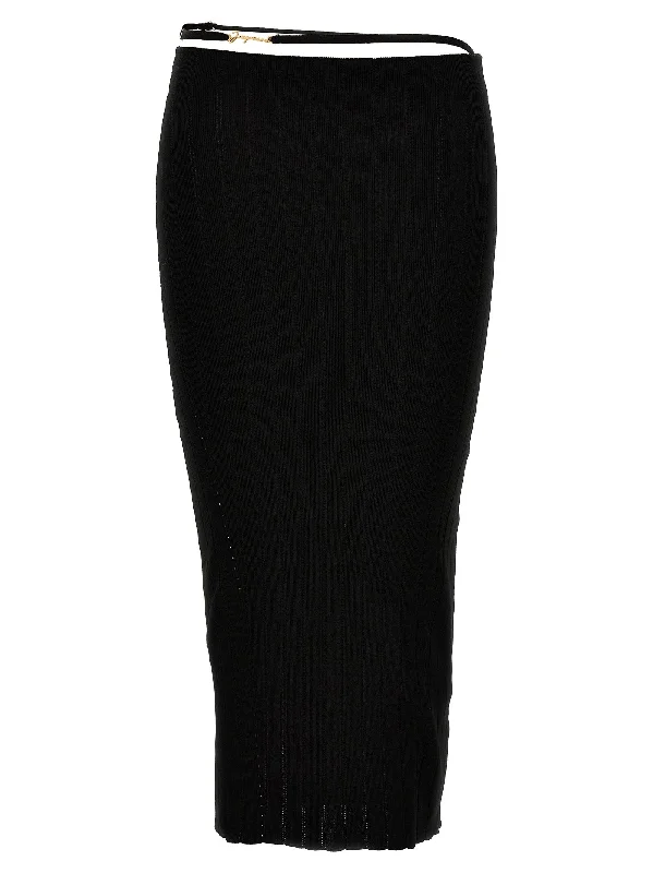 La Jupe Pralù Skirt cashmere skirt plush