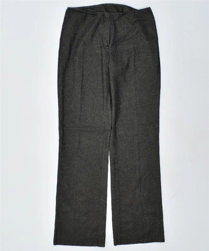 UNITED COLORS OF BENETTON Womens Straight Casual Trousers W28 L32 Gold Trousers Fleece Cozy