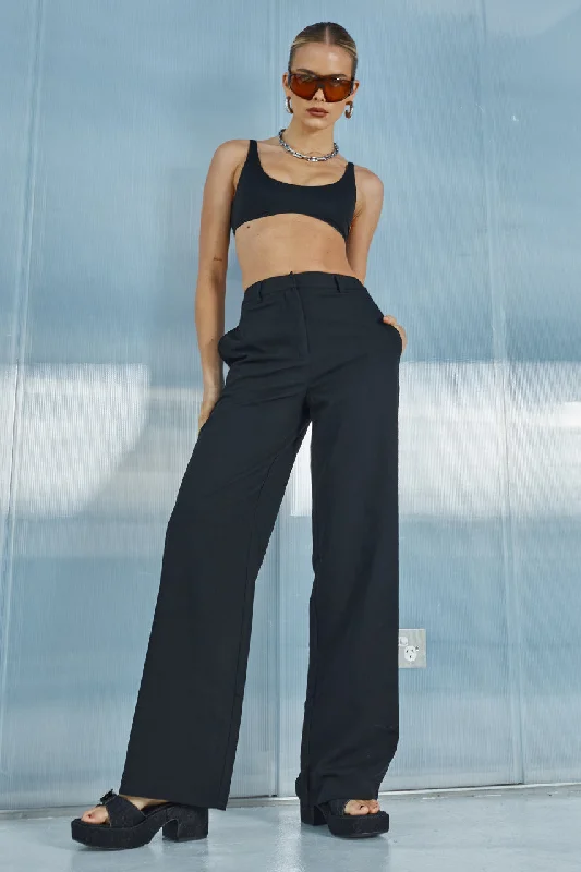 KALI CROP TOP - BLACK Modern Contemporary Chic
