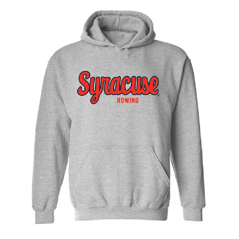 Syracuse - NCAA Women's Rowing : Tyla Casey-Knight - Classic Shersey Hooded Sweatshirt Hoodie with Toggle Buttons Decorative Unique