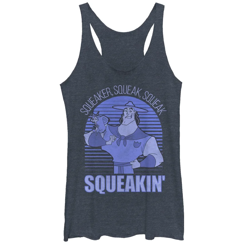 Women's The Emperor's New Groove Kronk Squirrel Squeak Racerback Tank Top open back tank