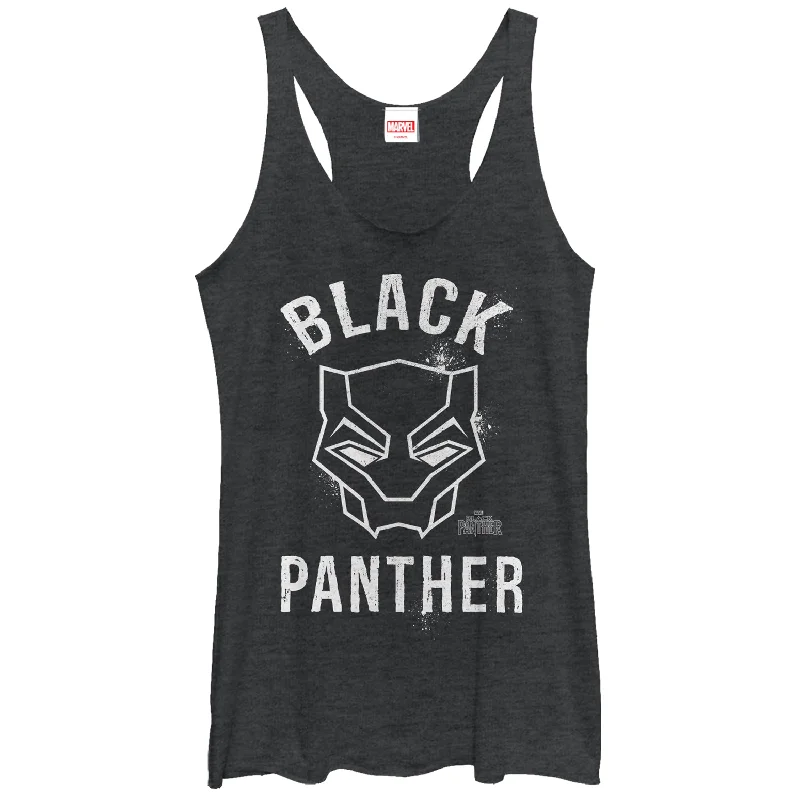 Women's Marvel Black Panther 2018 Classic Racerback Tank Top lime green tank