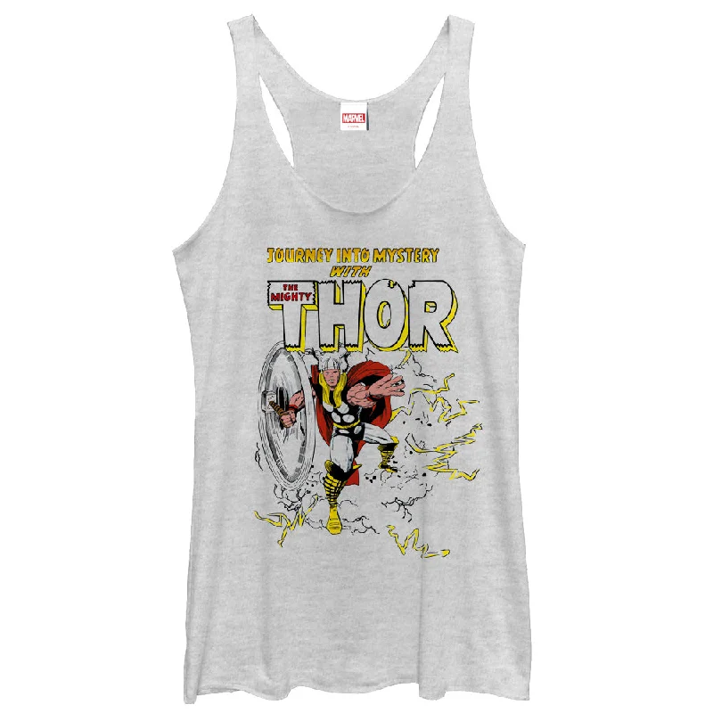 Women's Marvel Mighty Thor Journey into Mystery Racerback Tank Top relaxed fit tank