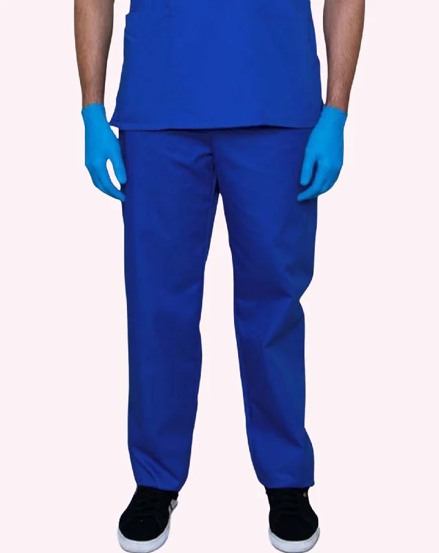 Mawson Cobalt Blue Unisex Drawstring Scrub Trousers (Polycotton) Trousers Palazzo Wide Leg Mawson Cobalt Blue Unisex Drawstring Scrub Trousers (Polycotton) Trousers Palazzo Wide Leg