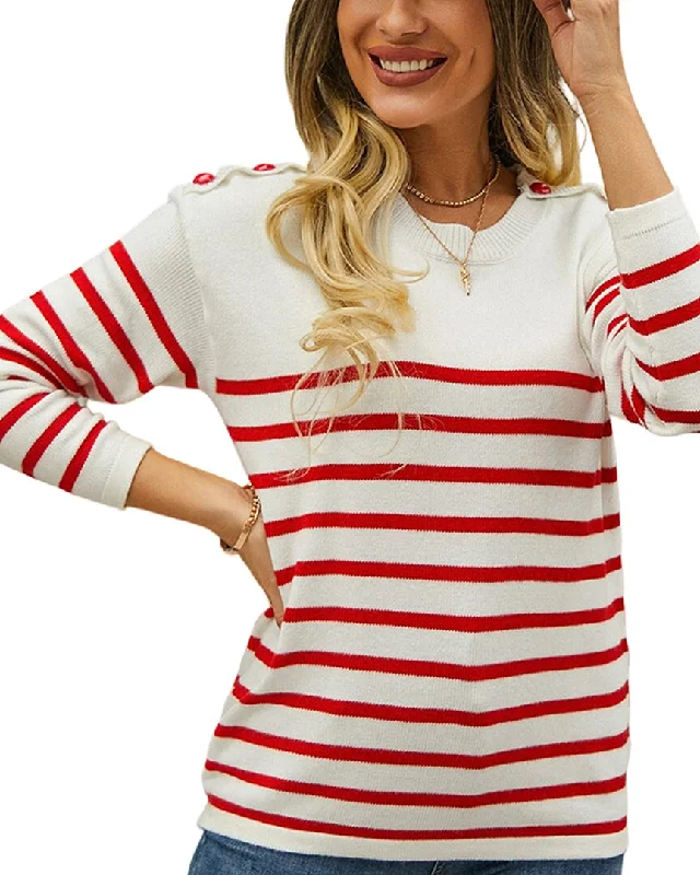 Adele Berto Sweater Transparent Opaque Sheer