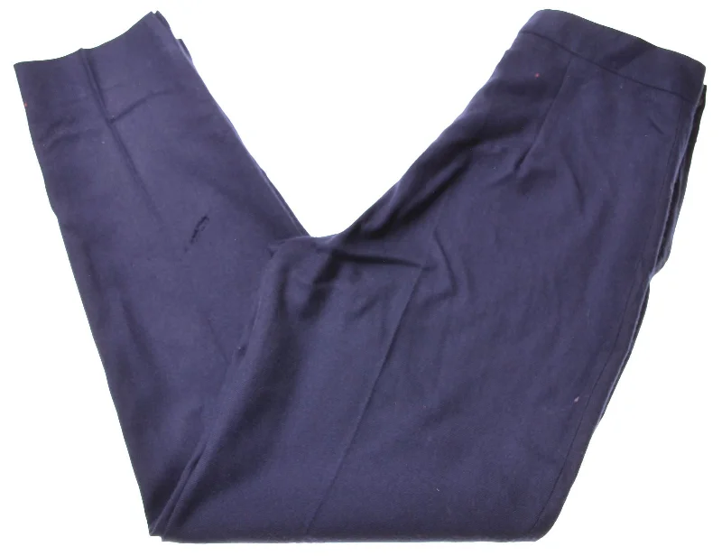 FIERRE Womens Trousers EU 46 Large W28 L28 Blue Vintage Trousers Seasonal Trendy