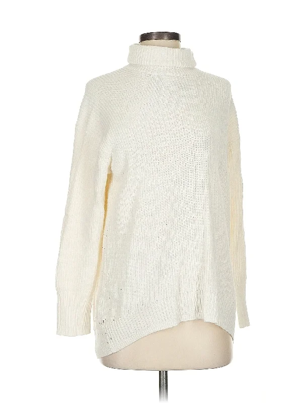 Turtleneck Sweater Beaded Sweater Sequined Faux Fur