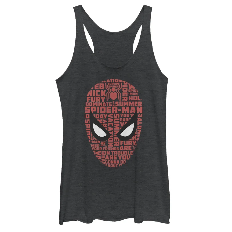 Women's Marvel Spider-Man: Far From Home Keywords Racerback Tank Top lounge tank top