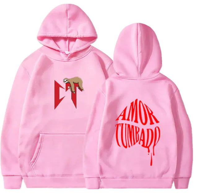 Animal Print Pullover Hoodie Hoodie with Cuffed Sleeves Snug Secure