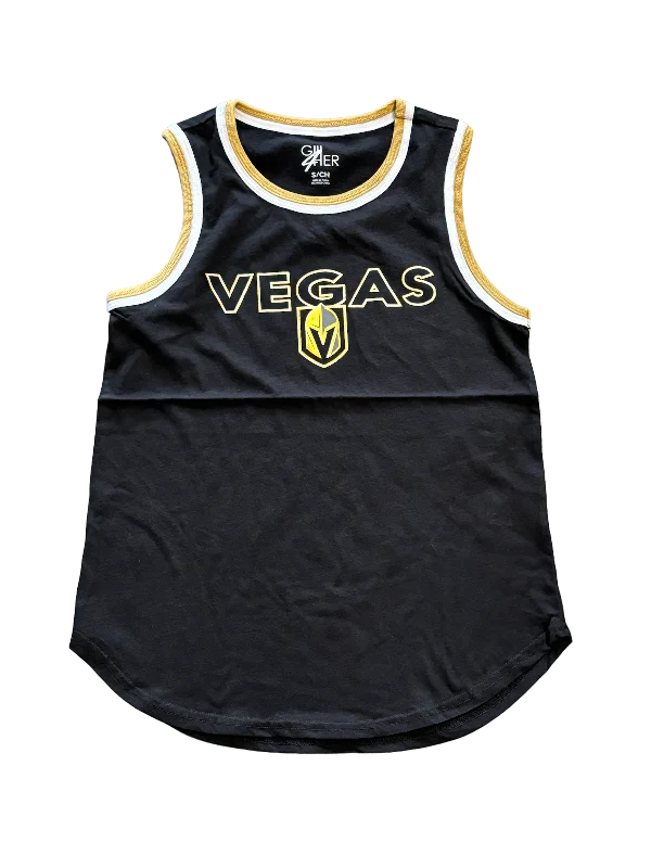 Vegas Golden Knights Metallic Shadow Tank open back tank