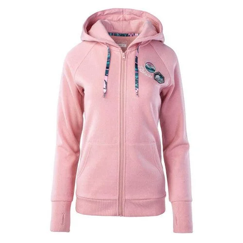 Elbrus Womens/Ladies Rivia II Full Zip Hoodie Hoodie with Hidden Zipper Minimalist Clean