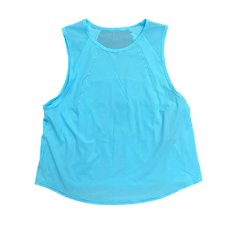 Light Blue Lululemon BOUTIQUE Tank Women's ribbed tank top
