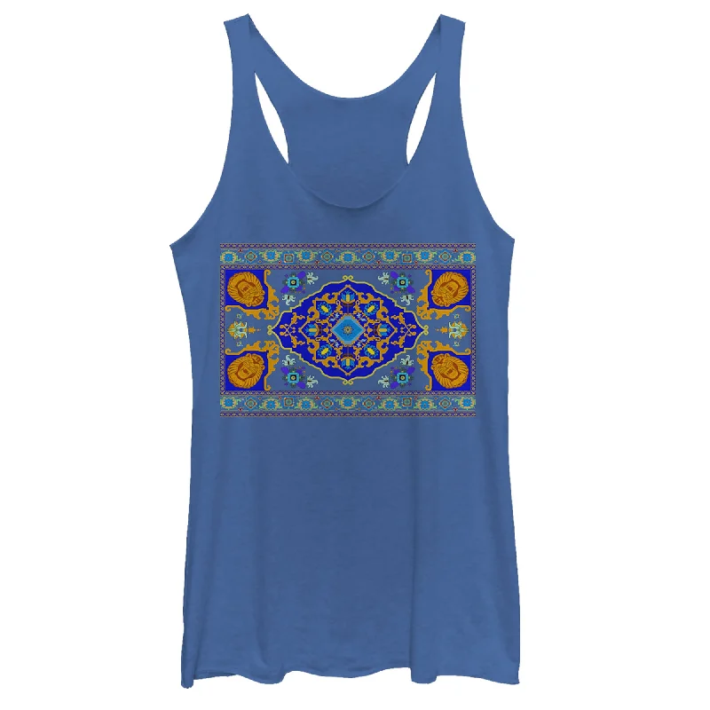 Women's Aladdin Magic Carpet View Racerback Tank Top comfortable tank top