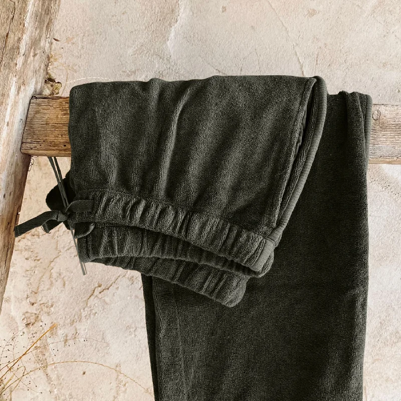 Elie Jogger - Women - TJ Terry Jersey - S021 Dark Green Grey Silver Jersey Tee