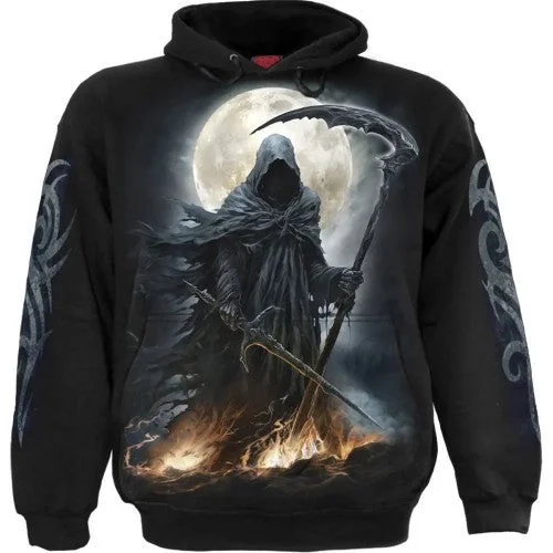 Spiral Direct Unisex Adult Shadow Rider Hoodie Hoodie with Slim Fit Tailored Modern