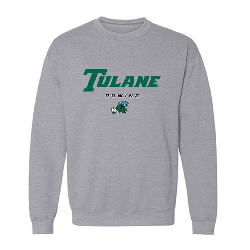 Tulane - NCAA Women's Rowing : Ava Anderson - Classic Shersey Crewneck Sweatshirt Hoodie with Back Slit Movement Comfort