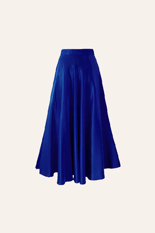 Diana Skirt in Blue chiffon skirt lightweight