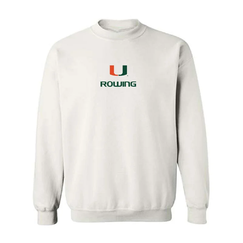 Miami - NCAA Women's Rowing : Abby Evans - Classic Shersey Crewneck Sweatshirt Hoodie with Print Artistic Unique