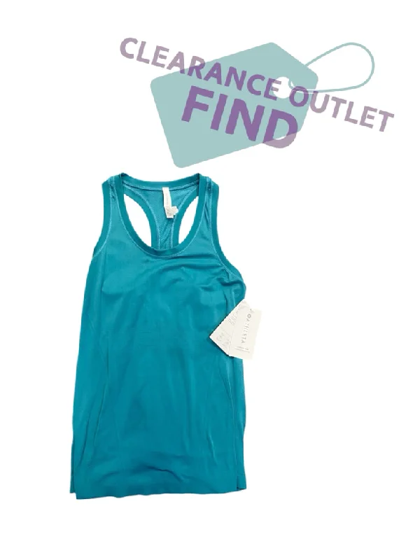 Blue Athleta ACTIVE NEW Tank Women's v-neck tank top