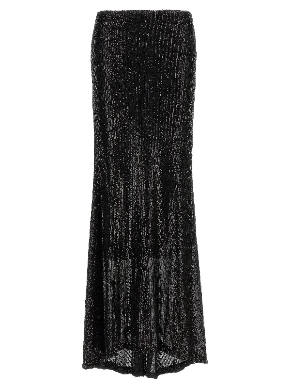 Maria Cristina Maxi Skirt denim skirt classic