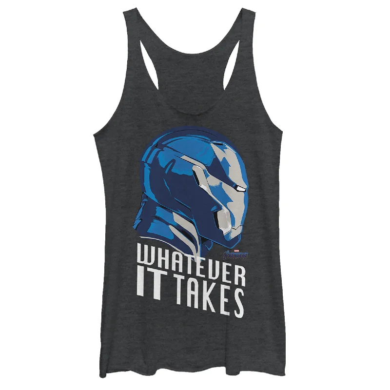 Women's Marvel Avengers: Endgame Whatever It Takes Stark Profile Racerback Tank Top comfortable tank top