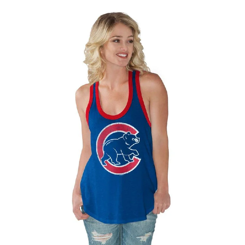 Women's Chicago Cubs Power Play Tank Top by G-III mint tank top