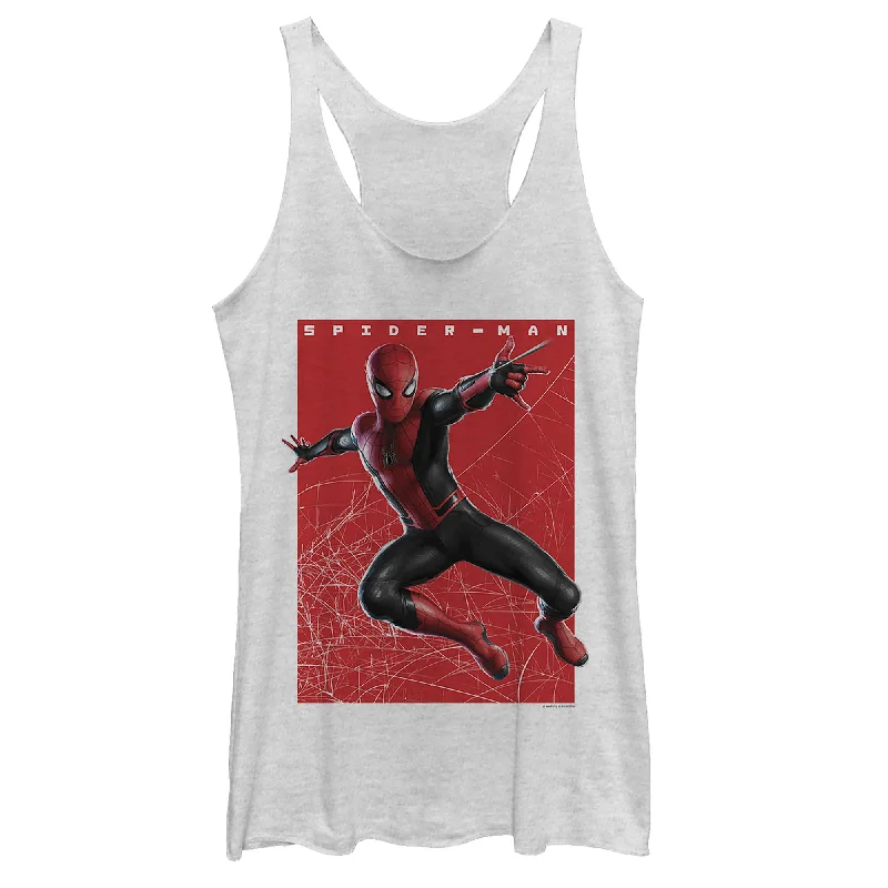 Women's Marvel Spider-Man: Far From Home Sightseeing Racerback Tank Top striped tank top