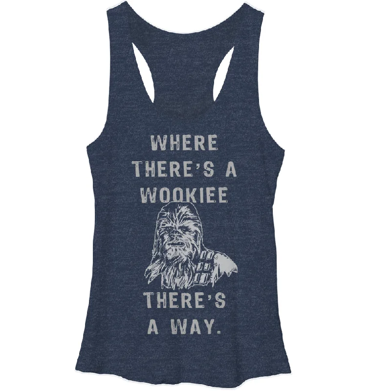 Women's Star Wars Wookiee Way Racerback Tank Top adorable tank top