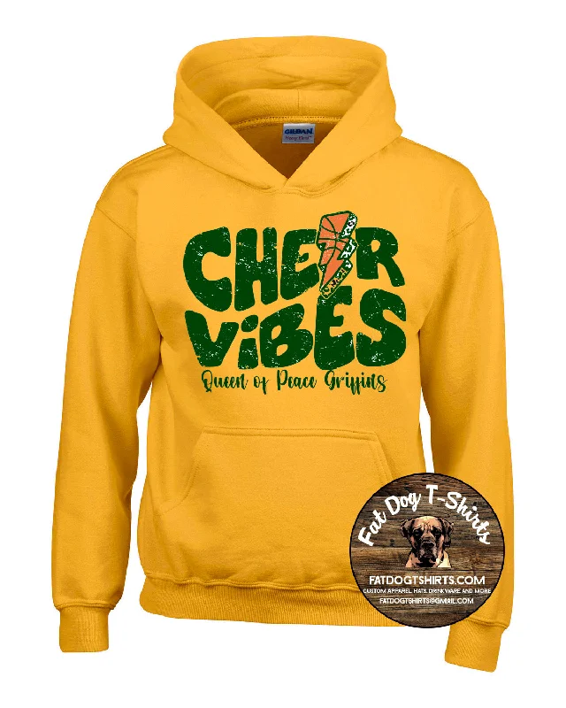 QUEEN OF PEACE-CHEER HOODIE-NEW 2024 Hoodie with Fur Luxurious Winter