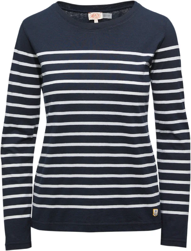 Port-Louis Breton Striped Cotton Jersey - Women's|-|Marinière en coton Port-Louis - Femme Textured Jersey Blouse