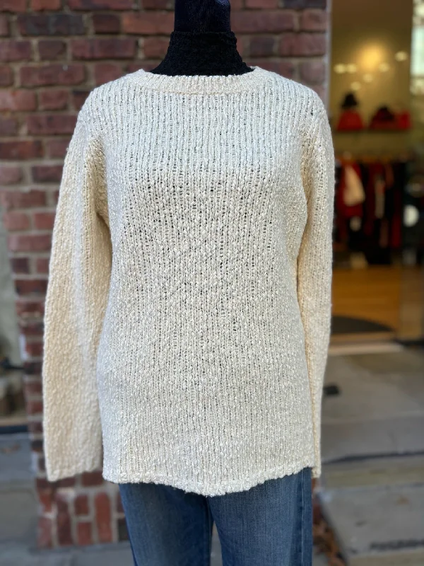 J McLAUGHLIN Cotton Sweater / M Hooded Caped Shawl Collar