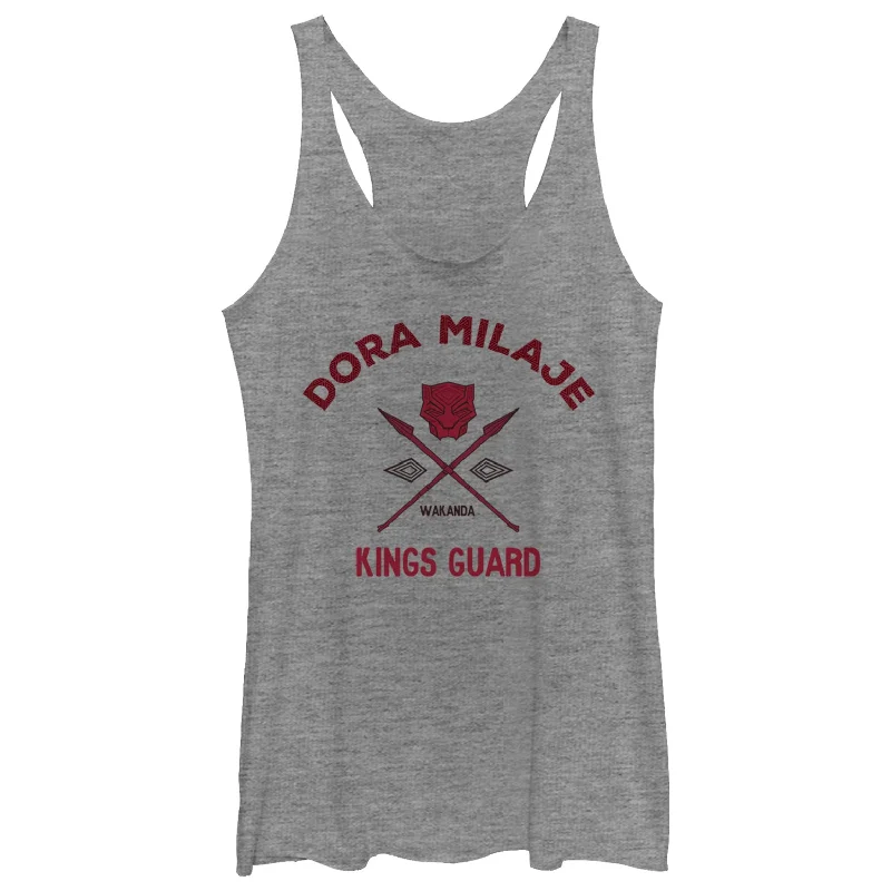 Women's Marvel Black Panther 2018 Dora Milaje King's Guard Racerback Tank Top casual tank top Women's Marvel Black Panther 2018 Dora Milaje King's Guard Racerback Tank Top casual tank top